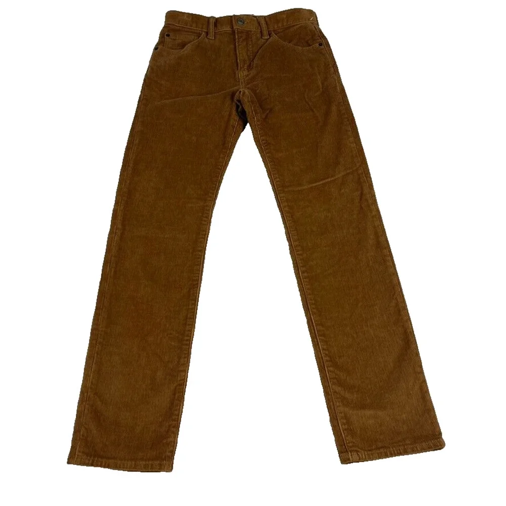 GAP Pants Boys 14 Regular Stretch Slim Corduroy 5 Pockes Straight Leg